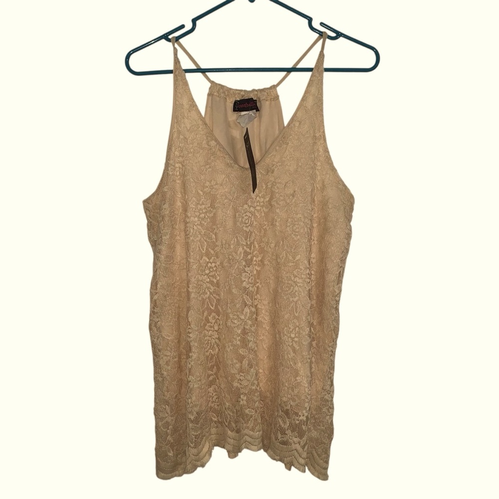 Annabelle top beige size XL please read description